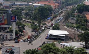 Begini Kondisi Lalu Lintas di Purwosari Solo Sehari Sebelum Ditutup Untuk Proyek Flyover