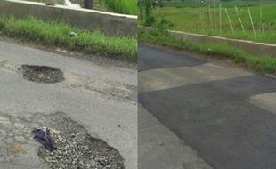 Jalan Rusak di Mijen Semarang Direspons Wali Kota