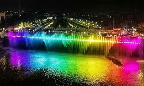 Bridge Fountain Bikin Pesona Semarang Tak Kalah dari Korea Selatan