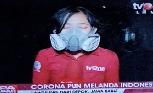 Respirator Seperti yang Dipakai Reporter TV One Tak Bisa Cegah Virus Corona