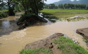 Tanggul Sungai Gamping di Cawas Klaten Jebol Lagi, Sudah 4 Kali