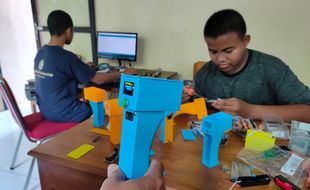 Harga Termometer Tembak Mahal, Siswa SMKN 2 Wonogiri Produksi Sendiri