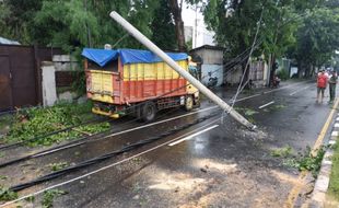 Dampak Angin Kencang Solo, Sejumlah Kawasan Alami Pemadaman Listrik