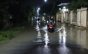 3.000 Ekor Ayam Mati Terendam Banjir di Sawahan Klaten