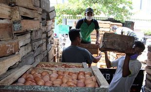 Harga Telur di Sragen Anjlok Jadi Rp12.900/kg