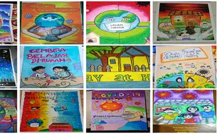 Mantab, Walau Belajar dari Rumah Siswa SMP di Solo Ini Menang Lomba Poster Berhadiah