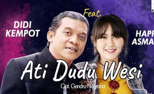 Lirik Lagu Ati Dudu Wesi - Didi Kempot feat Happy Asmara