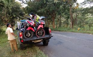 Kecelakaan Motor Supra vs Vario di Wonogiri, Korban Alami Patah Hidung