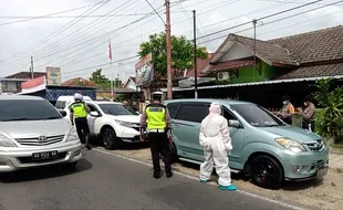 Cegat Arus Balik dari Selatan, Tim Gabungan Sukoharjo Lakukan Penyekatan di Nguter