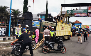 Dua Pekan Polres Karanganyar Sita 250 Motor Knalpot Brong, Masih Berani Pakai?