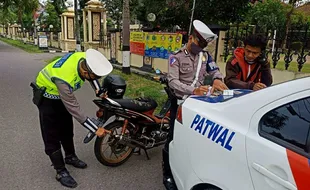 Bikin Bising, 20 Sepeda Motor Berknalpot Brong Disita Polisi Solo