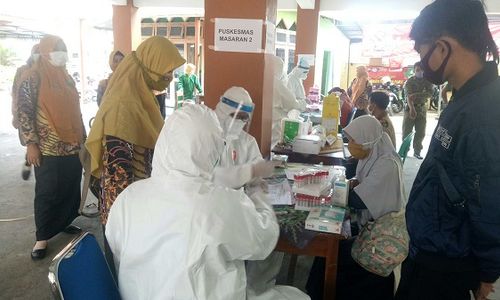 38 Warga Kontak Kuli Panggul Positif Corona di Tanon Sragen Jalani Rapid Test, 2 Reaktif