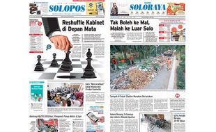 Solopos Hari Ini: Reshuffle Kabinet di Depan Mata