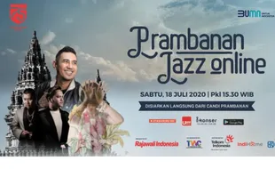 Siap-Siap Nanti Sore Prambanan Jazz Online, Ada Rio Febrian dan Frau