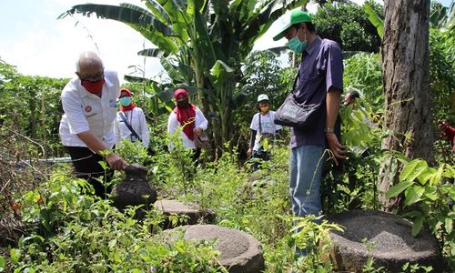 Dianggap Keramat, Warga Tak Berani Pindahkan Watu Sigong Klaten