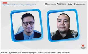 UMKM Virtual Expo BI-Solopos: Mau Tau Kenapa Bisnis Terganjal? Simak Kata Coach Rene Suhardono