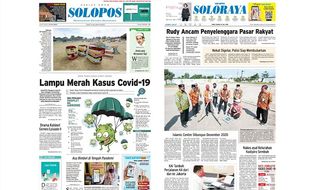 Solopos Hari Ini: Lampu Merah Kasus Covid-19