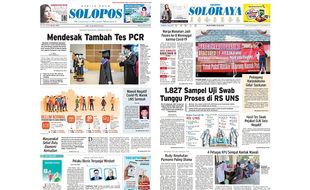 Solopos Hari Ini: Mendesak Tambah Tes PCR