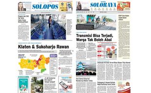 Solopos Hari Ini: Klaten dan Sukoharjo Rawan