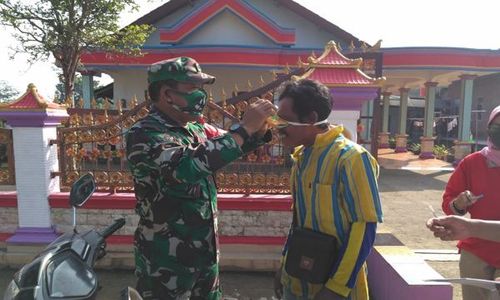 Sembilan Orang Positif Covid-19, Jumapolo Gelar Operasi Masker