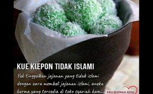 Heboh, Beredar Poster Klepon Tidak Islami