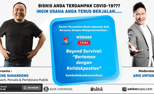 Ada Webinar Hingga Pelatihan, Solopos-Bank Indonesia Gelar UMKM Virtual Expo Mulai Senin