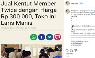 Heboh Kentut Member Twice Dijual Rp300.000? Cek Faktanya