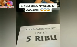 Terungkap! Ini Fakta di Balik Viral Nyalon di Jogja Cuma Rp5.000