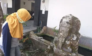 Hiii.... Patung Ganesha di Kepurun Klaten Sempat Diselimuti Aura Mistis