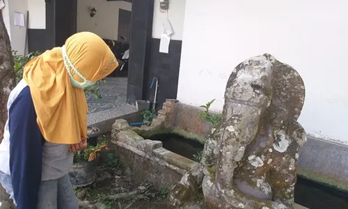 Sempat Dicuri Sampai Bogor, Patung Ganesha Miliaran Rupiah di Kepurun Klaten Cuma Jadi Pajangan Rumah Warga