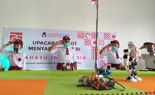 Berapa Lama 4 Bocah Klaten Bikin Robot yang Bisa Ikut Upacara Bendera? Ini Kisahnya