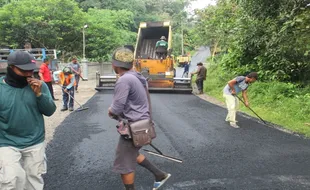 Joss! Di Tengah Pandemi Covid-19, Wonogiri Perbaiki 33 Ruas Jalan