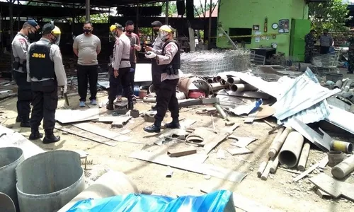 Ledakan di Bengkel Las di Binjai, 4 Orang Tewas 9 Luka Berat