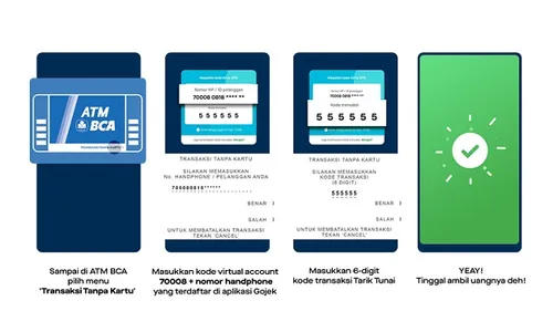 GoPay Sekarang Bisa Tarik Tunai di ATM BCA, Begini Caranya