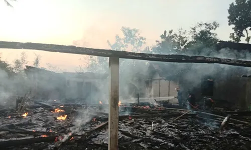 Ditinggal Pergi Pemiliknya, 2 Rumah Di Karangjati Boyolali Terbakar