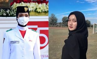 Indrian Puspita Ramadhani, Gadis Cantik Aceh Pembawa Bendera di Istana Negara