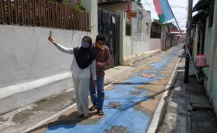 Jalan Kampung Tegalrejo Solo Dihiasi Lukisan 3D, Bisa Selfie Nih