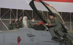 Kian Canggih Setelah Upgrade, 2 Pesawat Tempur F-16 Perkuat Lanud Iswahjudi