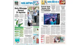 Solopos Hari Ini : Data Ditunggu Sampai 31 Agustus