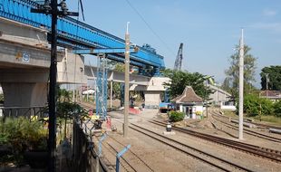 Jembatan Flyover Purwosari Solo Sudah Tersambung Sepenuhnya, Kapan Bisa Dilewati?