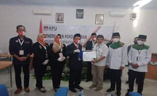 Ga Pake Rame! Harjo Resmi Daftar Pilkada Wonogiri 2020 ke KPU