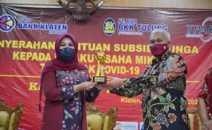 Pelaku Usaha Mikro di Klaten Terima Subsidi Bunga