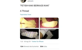 Setelah Fetish Kain Jarik, Kini Viral Fetish Kaus Kaki