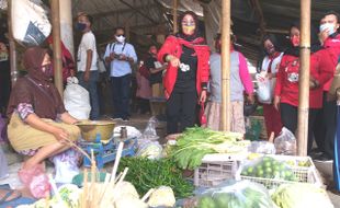 Cabup Sri Mulyani Blusukan Ke Pasar, Ini Tindakan Bawaslu Klaten