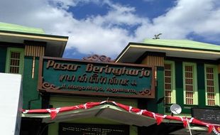 Sambut Lebaran, Pasar Beringharjo Jogja Bakal Dicat Putih Tulang