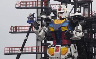 Perusahaan Jepang Bikin Robot Gundam Dalam Ukuran Nyata