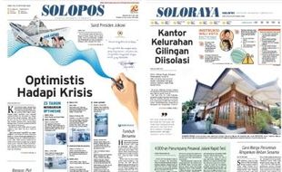 Solopos Hari Ini: Optimistis Hadapi Krisis