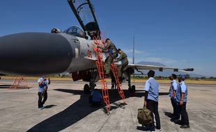 4 Pesawat Tempur Sukhoi Tiba di Lanud Iswahjudi Magetan