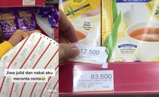 Viral Video Tiktok Orang Iseng Ganti Label Harga di Minimarket, Netizen Geram