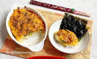 Nasi Sisa Dibikin Makanan Hits Tuna Mentai Rice yang Digemari Si Kecil